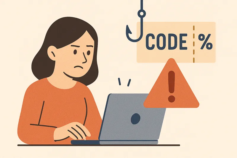Comment éviter les arnaques avec les codes promo